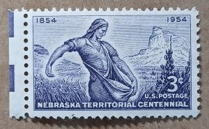 United States #1060 3c Nebraska Territorial Centennial MNH (1954)