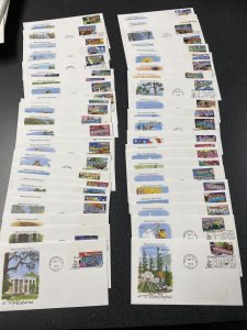 FDC 3561- 3610 Greeting From America ( 50 Covers )