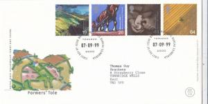 GB 1999 The Farmers Tale FDC Edinburgh CDS VGC