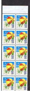 #2443a  MINT VF NH BOOKLET PANE OF 5