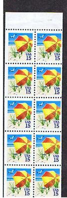 #2443a  MINT VF NH BOOKLET PANE OF 5