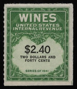 #RE153 $2.40 Wines, Mint NGAI NH [1] **ANY 5=FREE SHIPPING**