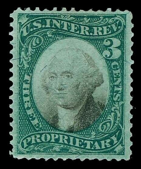 U.S. REV. PROPRIETARY RB3a  Mint (ID # 81650)