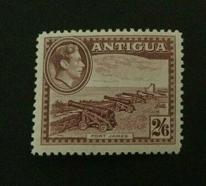 Antigua: 1938 King George VI definitive 2/6 brown-purple shade, SG 106, Mint