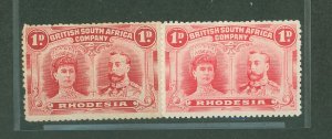 Rhodesia (1890-1923) #102v Unused