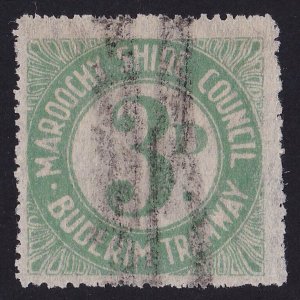 QUEENSLAND RAILWAYS Buderim Tramway 1918 Local Post Numeral 1d EXTREMELY RARE!