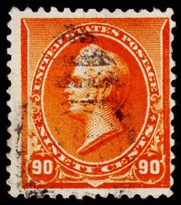 United States Scott 229 (1890) Used F, CV $140.00 J
