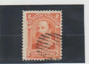 Newfoundland  Scott#  81  Used  (1897 Edward VII)