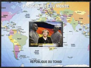 CHAD - 2009 - Angela Merkel - Perf De Luxe Sheet - MNH - Private Issue