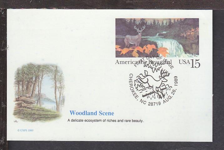 US UX133 Forest 1989 Fleetwood U/A FDC 