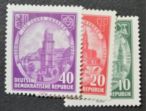 DDR Sc # 291-293, VF MNH