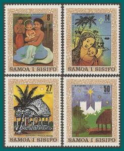 Samoa 1980 Christmas, MNH 539-542,SG579-SG582