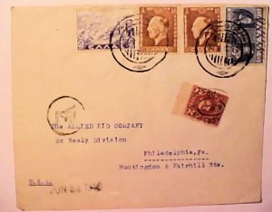 GREECE US POSTAGE DUE TIED 1940 ATHENS