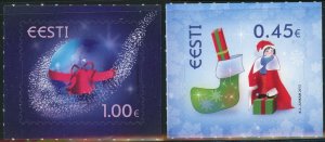 Estonia #744-745 Christmas Postage Stamps 2013 Europe Eesti MNH