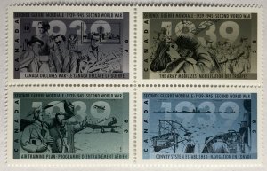 CANADA 1989 #1263a Second World War - MNH