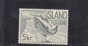Iceland  Scott#  322  Used