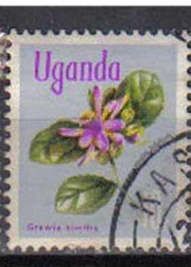 UGANDA, 1969, used  10c. ?Grewia similis?.  Flowers.