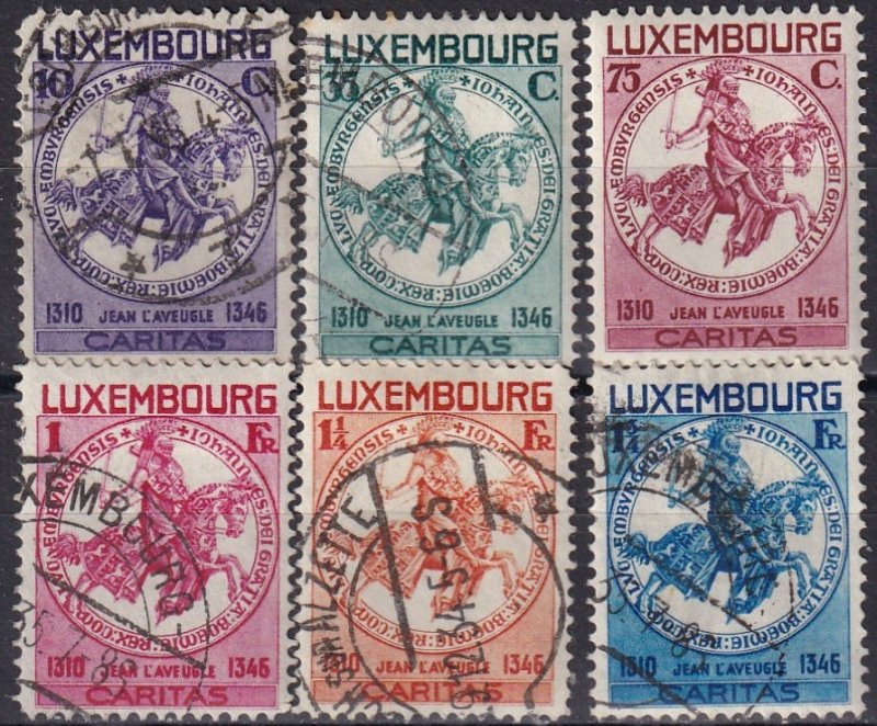 Luxembourg #B60-65   F-VF Used CV $161.60 (Z8198)