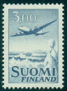 FINLAND #C9a, 3m Airmail og NH VF, Scott $30.00