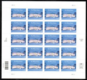 MALACK 3445 VF/XF NH, 33c The White House Sheet, pre..MORE.. sheet3445