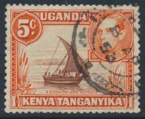 Kenya Tanganyika Uganda KUT SG 133a perf 13 x 12½   - Used  see details 