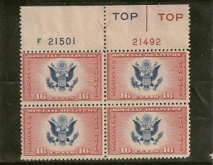 Scott CE2 Plate block