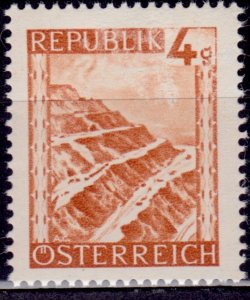 Austria 1945-46, Eisenertz Surface Mine, 4g, sc#456, MNH