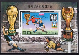 North Korea 1978 Sc#1768 WORLD CUP WINNERS Souvenir Sheet MNH