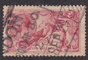 Great Britain # 174 or 174a, Britania Rules the Waves, Used, 1/3 Cat.