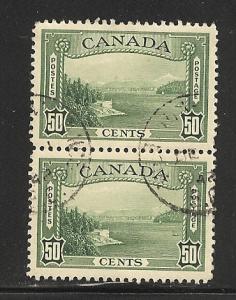 Canada Used Pair  Scott cat.# 244