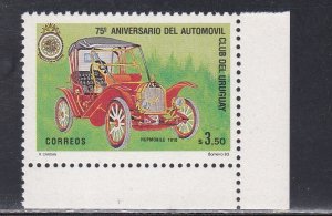 Uruguay # 1470, 75th Anniversary of the Automobile, Hupmobile, NH, 1/2 Cat