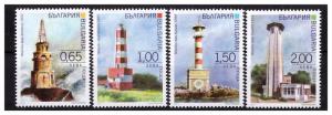 Bulgaria 2017 Lighthouses 4 values set MNH