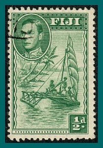 Fiji 1948 Sailing Canoe, 0.5d used  #117d,SG249b