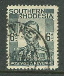 So. Rhodesia # 46  6d. George VI  (1)  VF  Used