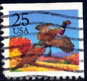 Bird, Pheasants, USA stamp SC#2283 Used