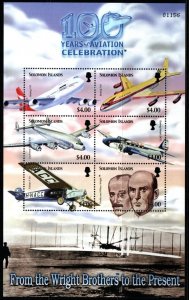 SOLOMON ISLANDS SGMS1054 2003 CENTENARY OF MANNED FLIGHT MNH