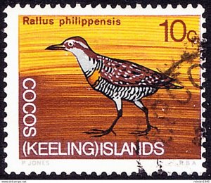 COCOS (KEELING) ISLANDS 1969 10c Multicoloured, Animals of the Cocos Islands ...