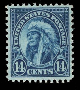 MOMEN: US STAMPS #695 MINT OG NH PSE GRADED CERT XF-90 LOT #89409