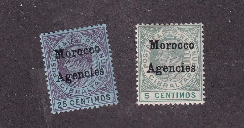 MOROCCO AGENCIES # 20+ 23 VF-MLH KEV11 ISSUES CAT VALUE $26