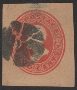 SC#W148 4¢ Jackson Cut Square (1875) Used