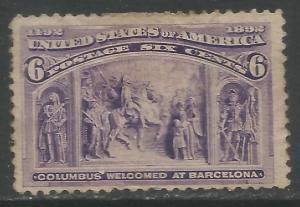 UNITED STATES 235 MNG COLUMBUS 1893 O685