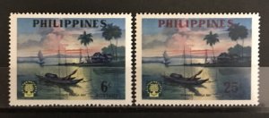 Philippines 1960 #817-18, World Refugee Year, MNH, CV $1