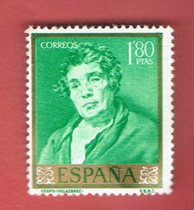 SPAIN SCOTT#900 1959 1.8pta PAINTERS - VELAZQUEZ - MNH