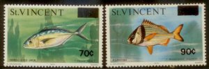 St. Vincent 1976 SC# 463-4 MNH  L88