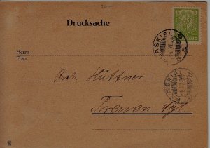 Lithuania used card 4.6.26 Plaskiai