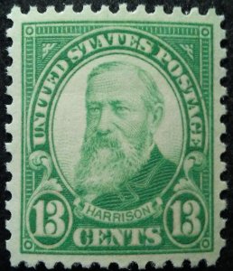 StampGeek Scott #694 Benjamin Harrison  MINT, F-VF, NH, OG PERF 11x10.5