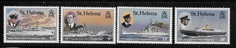 St Helena 1987 Ships of royal visitors MNH A101