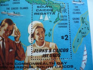 Stamps-Turks & Caicos-Scott# 467 - Mint Never Hinged Souvenir Sheet