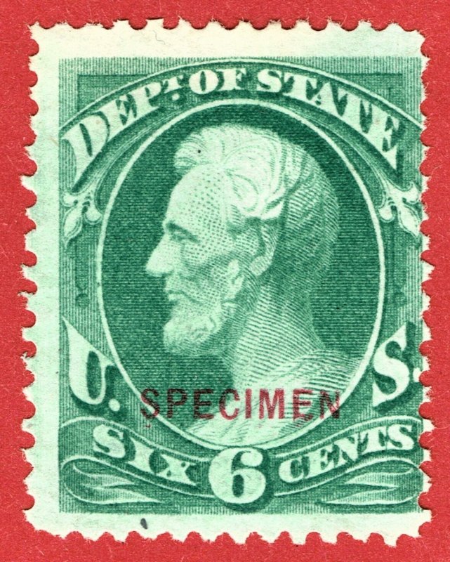 [sto117] 1875 Scott#O60S MNGAI Official  *Specimen* Cat.val:$350