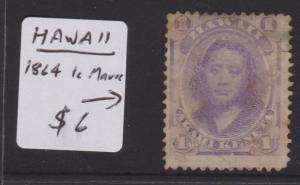 USA Hawaii Sc#30a or 30b Thin Right